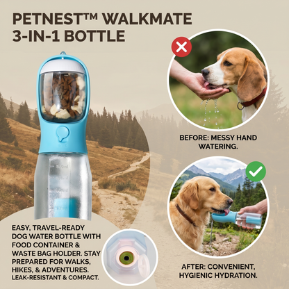 PetNest™ WalkMate 3-in-1 Bottle